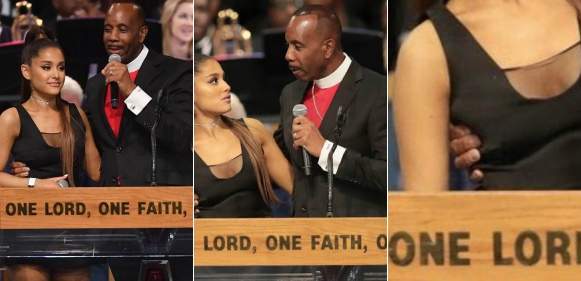 Pastor Elis Apologizes For Groping Ariana Grande At Aretha's Funeral