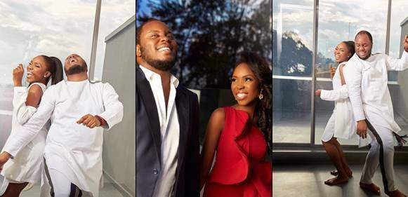 More photos from prewedding shoot of Lala Akindoju and Chef Fregz