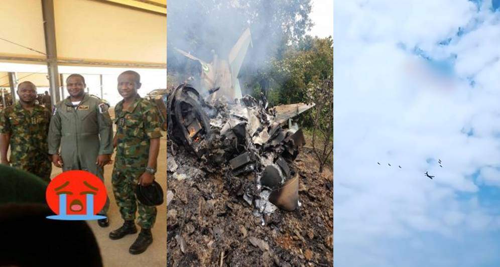 Nigeria Airforce Jet Crash: One pilot dead, as video shows the moment before the crash