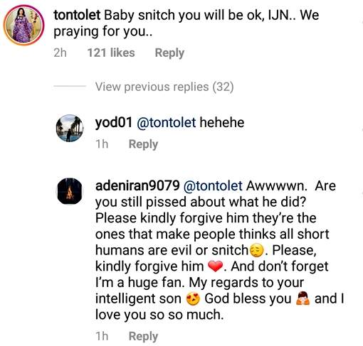 Baby Snitch, You'll Be OK - Tonto Dikeh Reacts To Kokun's Depression & Suicidal Post