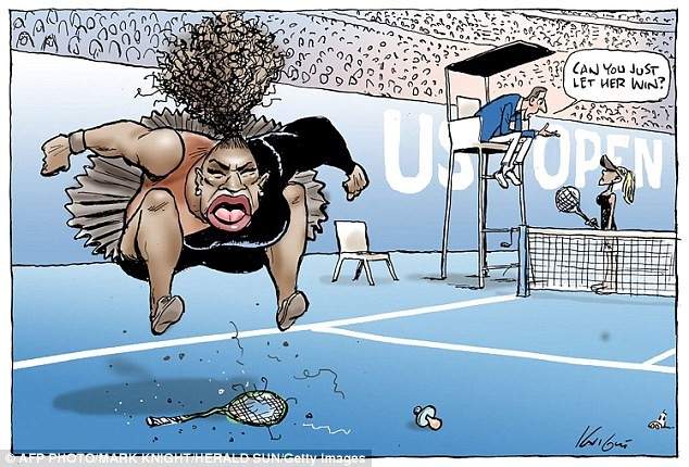 Serena Williams' husband Alexis Ohanian reacts to controversial cartoon