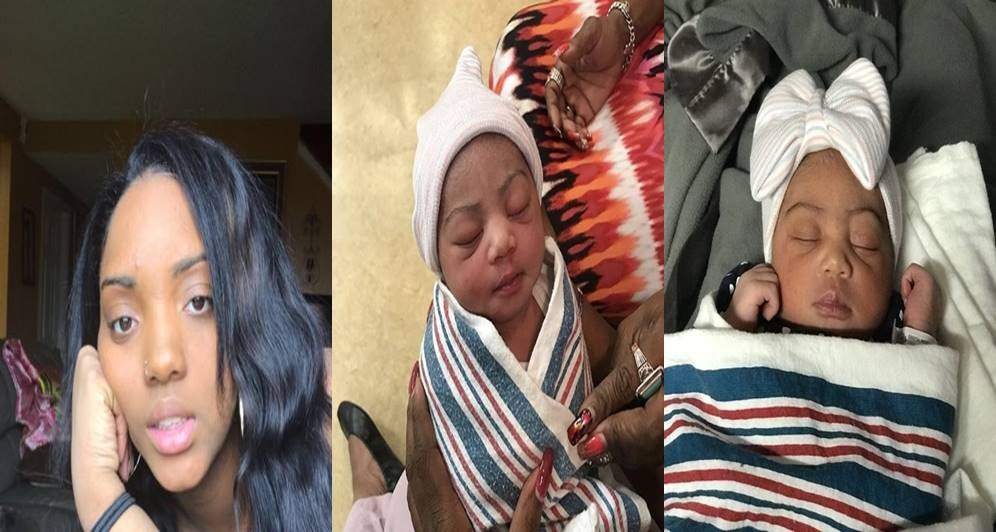Adorable Photos Of Newborn Babygirl With Full Eyebrows Melt Hearts Online (Photos)