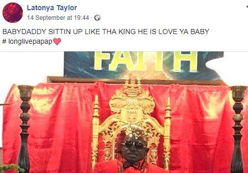 Dead Man Spotted Sitting On A Throne Like A King At His Own Funeral (Photos)