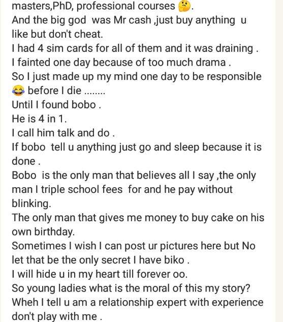 I Once Had 4 Men For Different Purposes In My Life' - Pretty Nigerian Lady