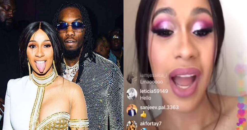 "My man can't leave me because no woman sucks d**k better than me' - Cardi B says (video)