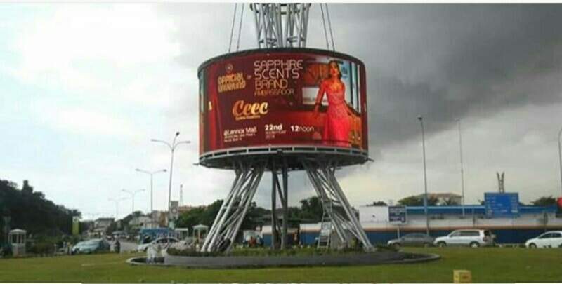 Bbnaija star Cee-c makes her first major billboard appearance in Lekki