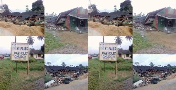 Many Trapped As Catholic Church Collapses On Worshipers In Delta