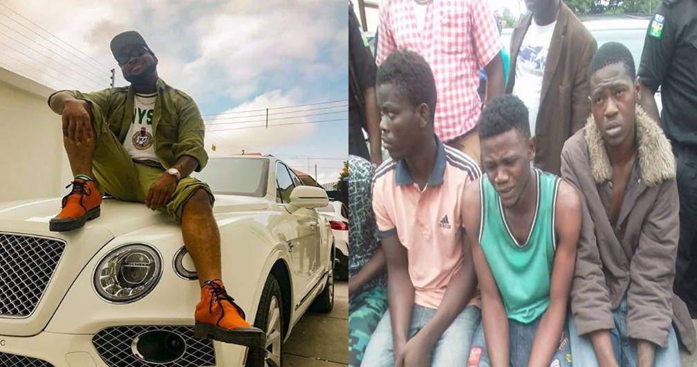 'I Joined Black Axe Cult Just To Meet Davido' - Suspected Cultist Makes Shocking Revelation