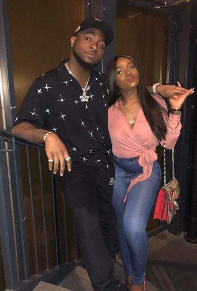 Lovely video of Davido relaxing in bed with his girlfriend, Chioma
