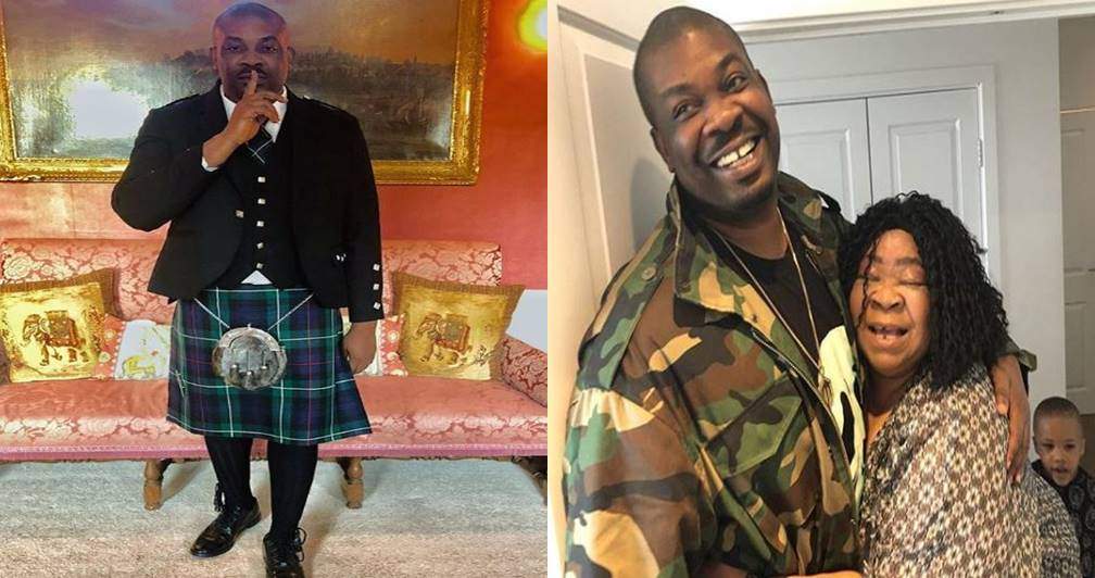 Don Jazzy's mother finally finds him a wife
