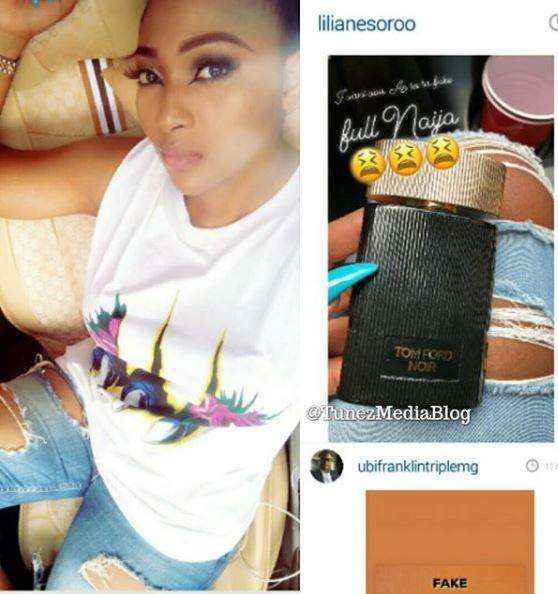 Ubi Franklin calls out his ex-wife, Lilian Esoro for buying fake designers