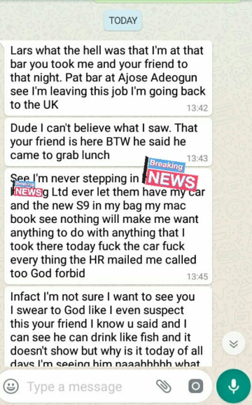 Side chick who is a ghost, allegedly disappears in Lagos office