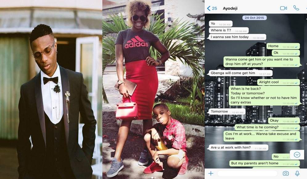 Wizkid first babymama explodes! Shares private chats, drag him on Instagram