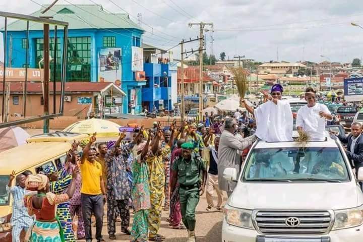 Aregbesola And His Elect Stomp The Streets To Celebrate Their Victory
