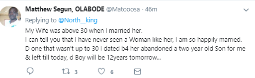 Man gets interesting replies after advising men against marrying women above 30