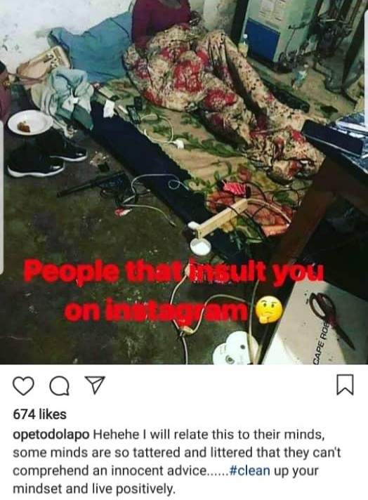 Peter Okoye and Police PRO Dolapo Badmus address trolls on Instagram with trending photo