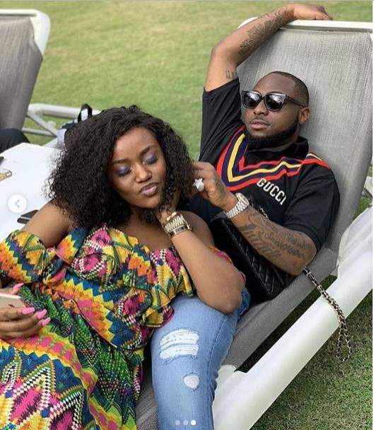 Checkout these adorable photos of Davido and his boo Chioma lounging together