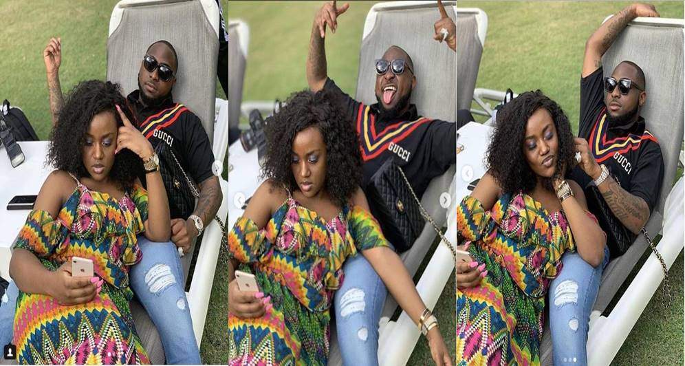 Checkout these adorable photos of Davido and his boo Chioma lounging together