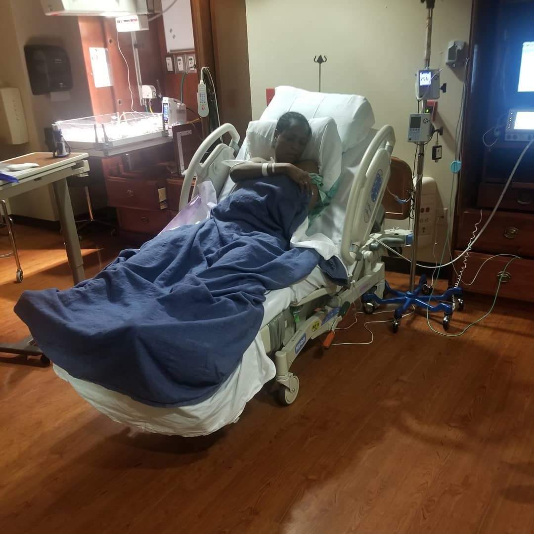 Popular blogger Linda Ikeji welcomes a new born baby boy