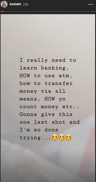 'I Really Need To Learn How To Use ATM' - Tonto Dikeh Gives Up After Trials