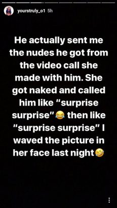 Nigerian Lady Reveals How Her Friend Attempted To Snatch Her Benefactor With Nud£ Pictures