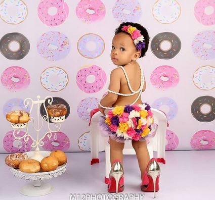 'Despite flushing you out,you survived'- Adaeze Yobo says as she celebrates her daughter Ist birthday