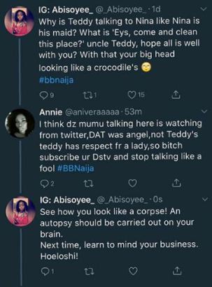 #BBNaija: Two Nigerian Ladies Wish Death On Each Other Over Big Brother Naija