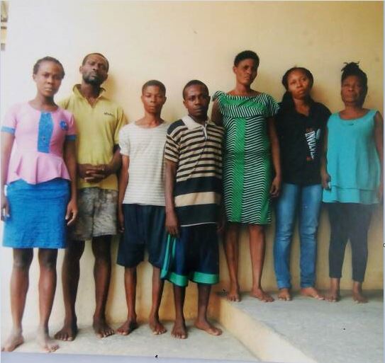 Police Nab Sixteen Suspected Female Cultists During A Meeting In Akwa Ibom State. (See Their Photos)