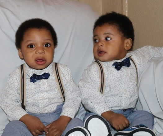 Actor Johnpaul Nwadike Shares Cute Photos Of His Twins As They Celebrate Their First Birthday