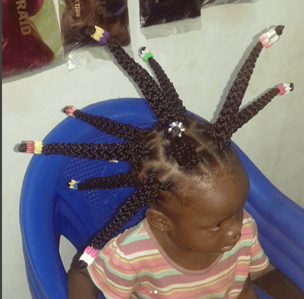 Checkout The Braids On This Little Girl