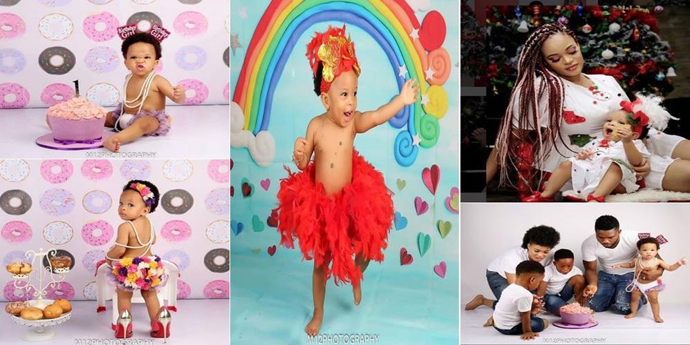 'Despite flushing you out,you survived'- Adaeze Yobo says as she celebrates her daughter Ist birthday
