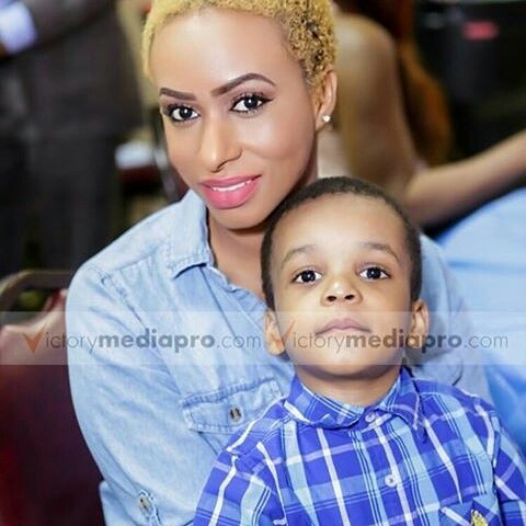 #BBNaija: Meet Teddy A's Baby Mama and His Adorable son (Photos)