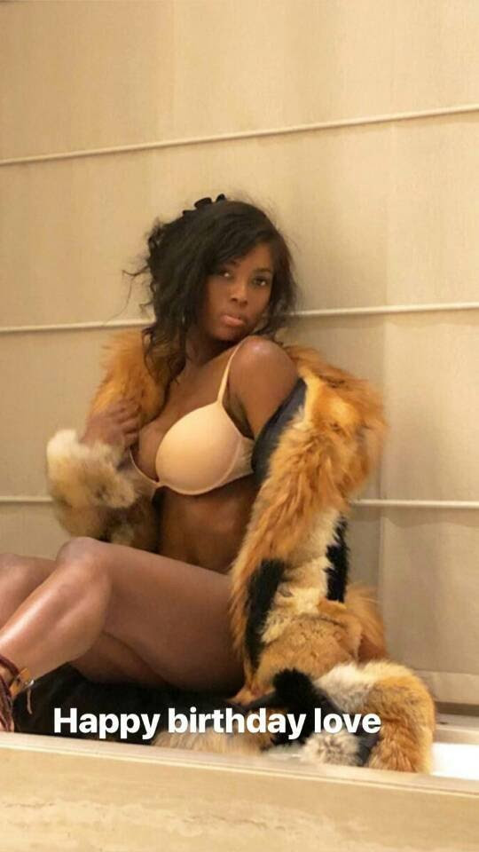 Obafemi Martins wishes his wife a happy birthday with sexy photo of her...