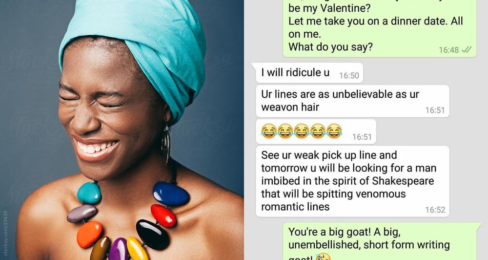 Hilarious! See what happened when this lady Asks A Man Out On A Date