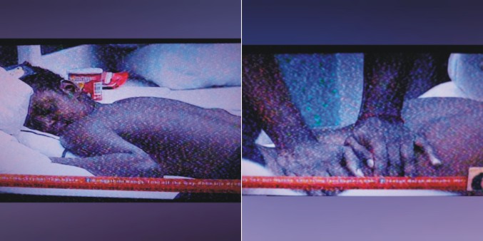 #BBNaija: Topless Ahneeka Receives Body Massage From Lolu (Photos + Video)