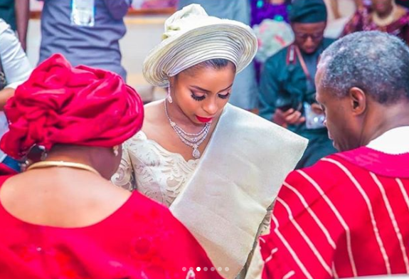 More stunning photos from the engagement ceremony of VP Yemi Osinbajo's daughter