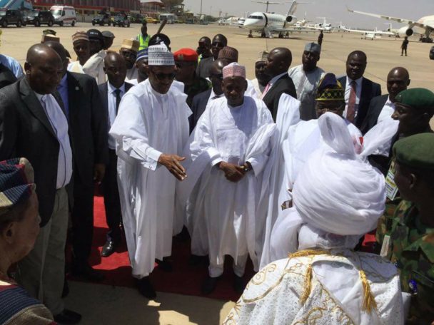 President Buhari, Bola Tinubu, Others turn up for Governors Ganduje and Ajimobi's children wedding (Photos)