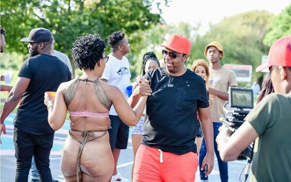 South African Dancer, Zodwa Wabantu Goes Nude On The Set Of New Music Video