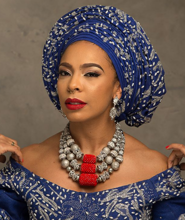 Tboss Is All Shades Of Stunning In Aso-Oke Attire (Photos)