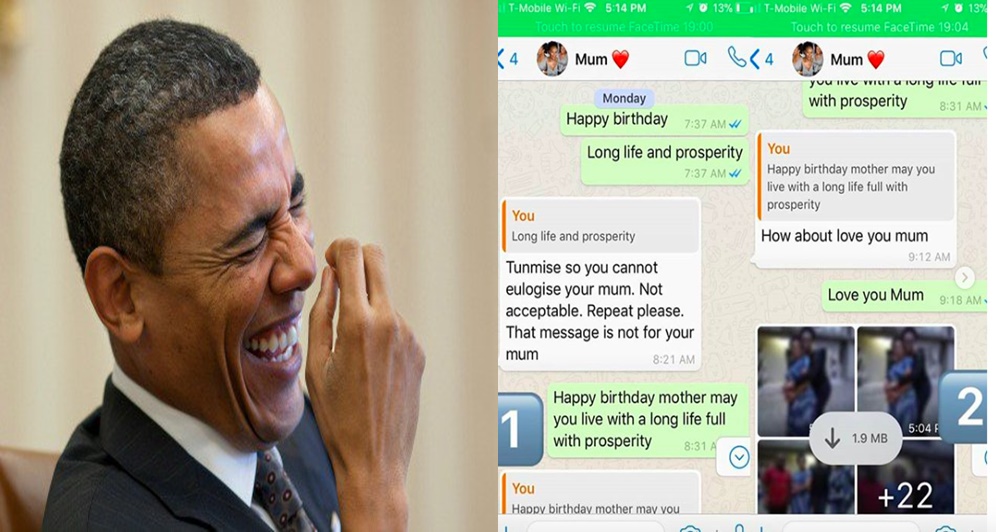 Funny Conversation Between A Mother And Her Son On Her Birthday