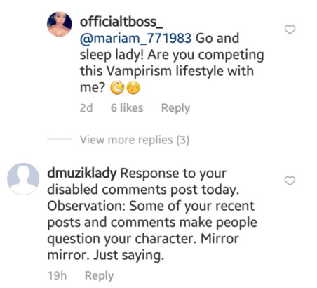 Tboss fights dirty with followers over her Dad's wedding
