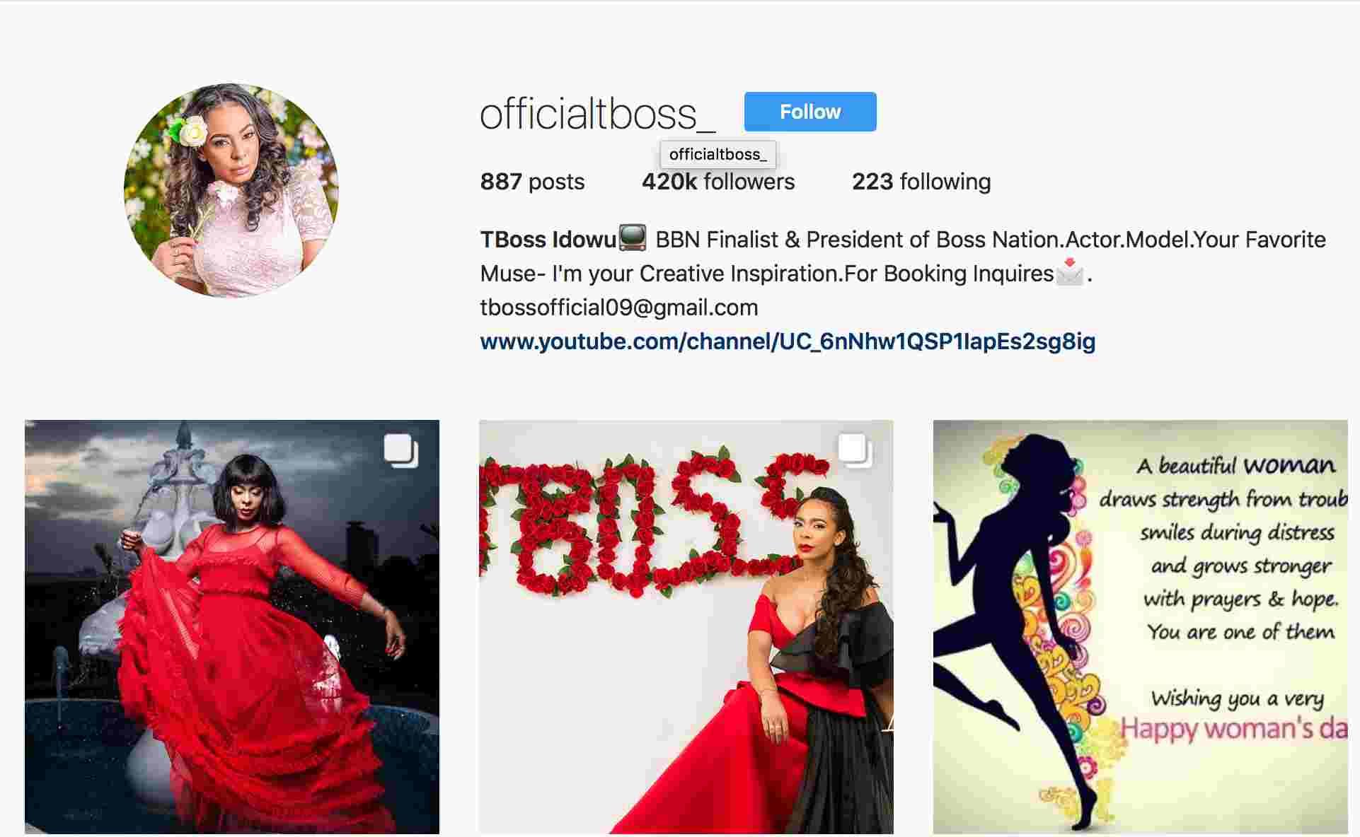 #BBNaija: Bisola hits 1 million followers on Instagram
