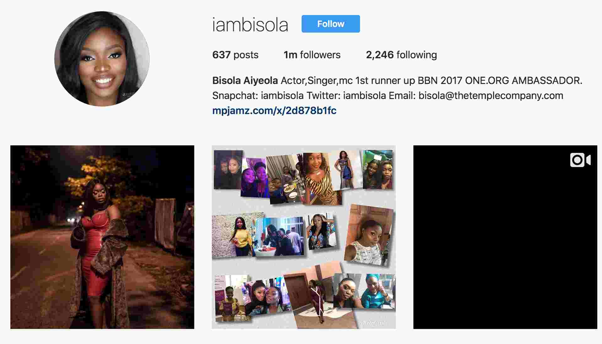 5 1 - ex bbnaija housemate nina celebrates reaching 1 million follower!   s