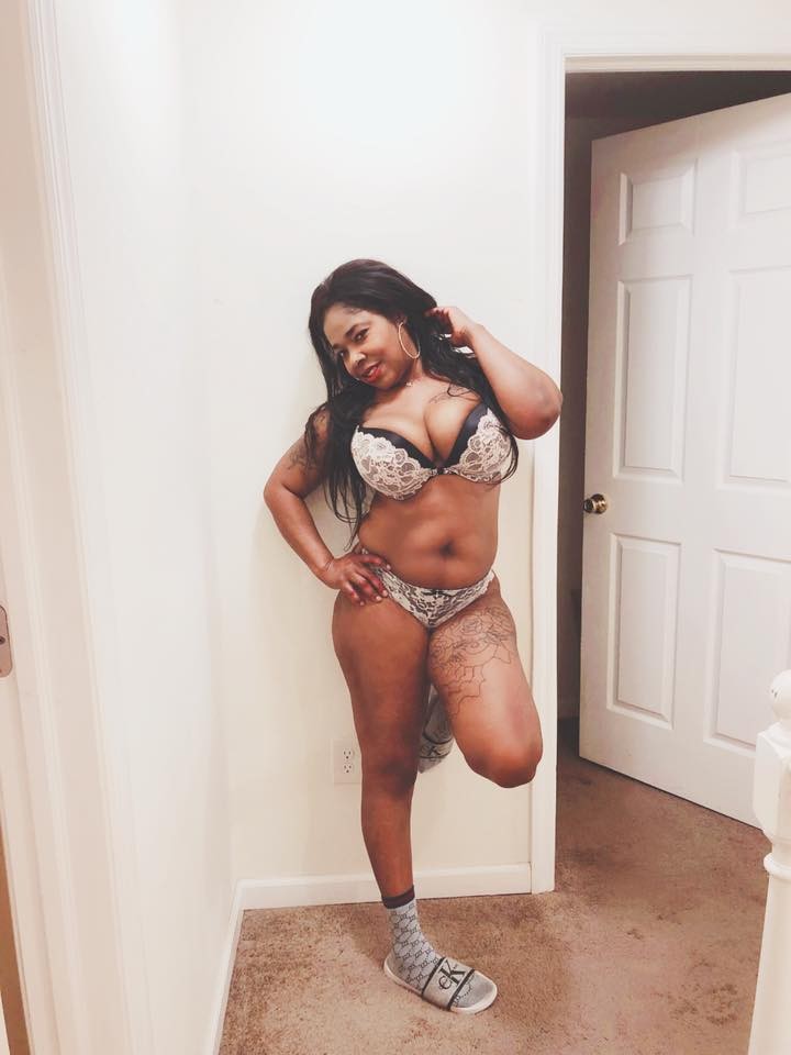 Afrocandy Shares Raunchy Photos of Herself in Nothing But Her Pant and Bra (Photos)