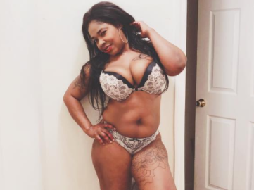 Afrocandy Shares Raunchy Photos of Herself in Nothing But Her Pant and Bra (Photos)