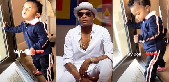 Wizkid Flaunts Cute Son Zion Ahead Of The Release Of His New Single