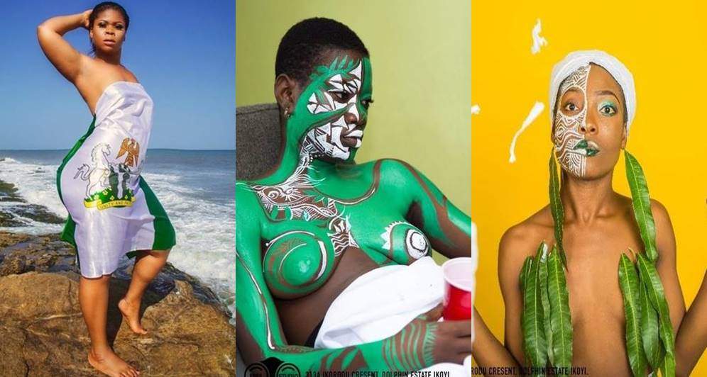 Slay Queens Share Topless Photos To Celebrate Nigeria 58th Independence