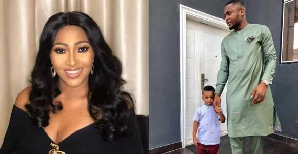 Actress Lilian Esoro in tears, as she accuses her ex, Ubi Franklin, of stealing their son