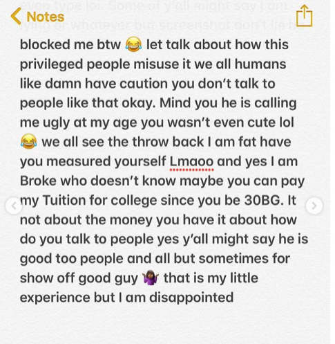 You're broke, fat & ugly, - Davido blasts 17 year old girl who shaded him