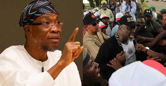 Governor Aregbesola describes the Saraki led PDP protest as a 'charade of mentally unstable people who need psychiatric attention'